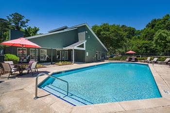 Outdoor saltwater pool